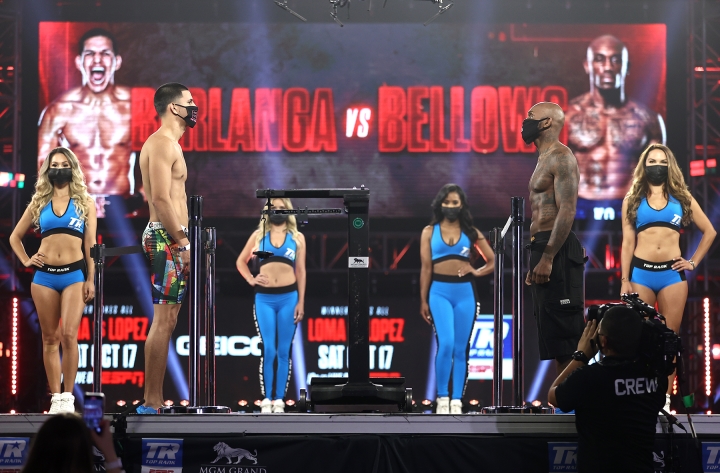 Photos Edgar Berlanga Lanell Bellows On Weight For Showdown